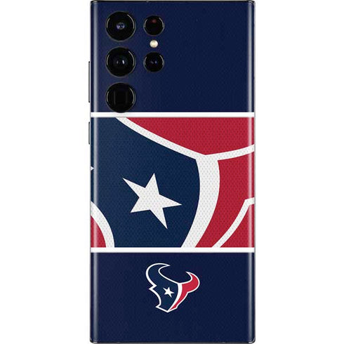NFL Houston Texans Zone Block Galaxy S22 Ultra Skin