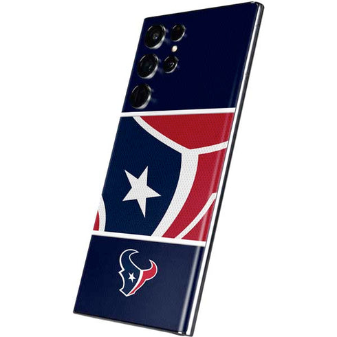 NFL Houston Texans Zone Block Galaxy S22 Ultra Skin