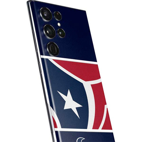 NFL Houston Texans Zone Block Galaxy S22 Ultra Skin