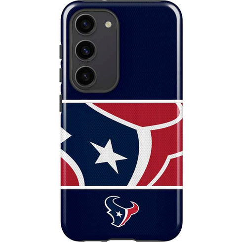 NFL Houston Texans Zone Block Galaxy S23 Pro Case