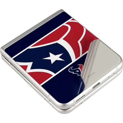 NFL Houston Texans Zone Block Galaxy Z Flip3 5G Skin