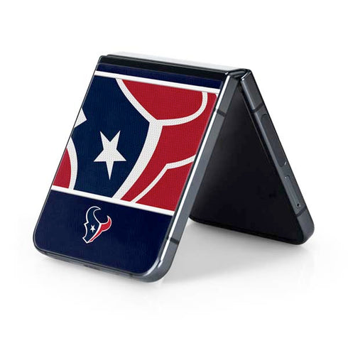 NFL Houston Texans Zone Block Galaxy Z Flip5 5G Skin