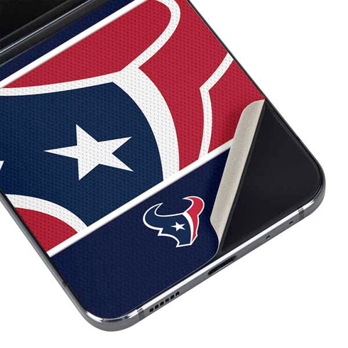 NFL Houston Texans Zone Block Galaxy Z Flip5 5G Skin