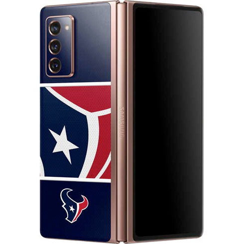 NFL Houston Texans Zone Block Galaxy Z Fold2 5G Skin