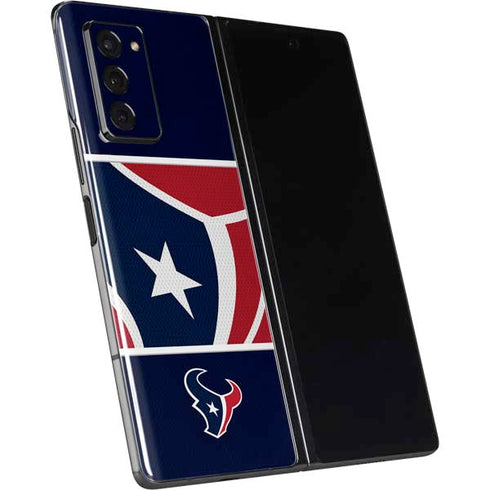 NFL Houston Texans Zone Block Galaxy Z Fold2 5G Skin