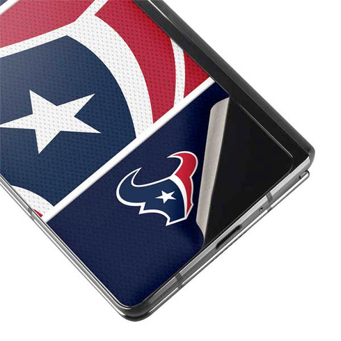 NFL Houston Texans Zone Block Galaxy Z Fold2 5G Skin