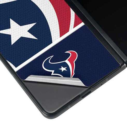 NFL Houston Texans Zone Block Galaxy Z Fold4 5G Skin