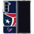 NFL Houston Texans Zone Block Galaxy Z Fold5 5G Clear Case