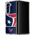 NFL Houston Texans Zone Block Galaxy Z Fold5 5G Clear Case