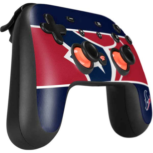 NFL Houston Texans Zone Block Google Stadia Controller Skin
