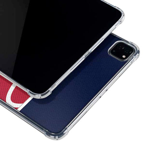 NFL Houston Texans Zone Block iPad Pro 12.9in (2020) Clear Case