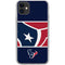 NFL Houston Texans Zone Block iPhone 11 Clear Case