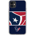 NFL Houston Texans Zone Block iPhone 11 Clear Case