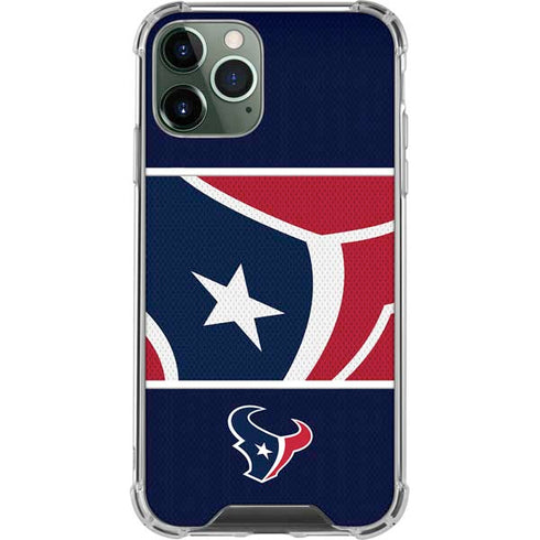 NFL Houston Texans Zone Block iPhone 11 Pro Max Clear Case