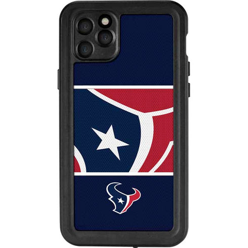 NFL Houston Texans Zone Block iPhone 11 Pro Max Waterproof Case