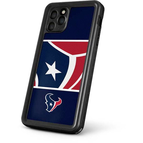 NFL Houston Texans Zone Block iPhone 11 Pro Max Waterproof Case