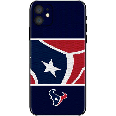 NFL Houston Texans Zone Block iPhone 11 Skin