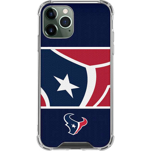 NFL Houston Texans Zone Block iPhone 12 Pro Max Clear Case