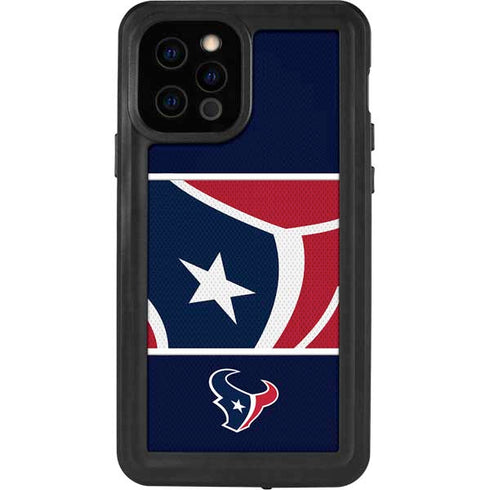 NFL Houston Texans Zone Block iPhone 12 Pro Waterproof Case