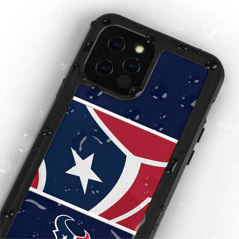 NFL Houston Texans Zone Block iPhone 12 Pro Waterproof Case