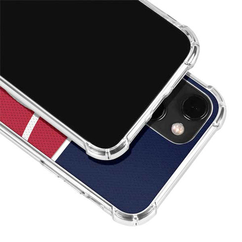 NFL Houston Texans Zone Block iPhone 13 Mini Clear Case