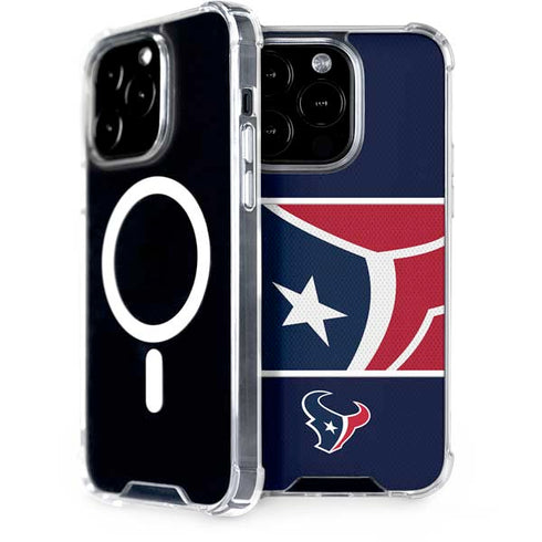 NFL Houston Texans Zone Block iPhone 15 Pro MagSafe Case