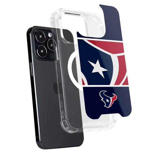 NFL Houston Texans Zone Block iPhone 15 Pro Max MagSafe Case