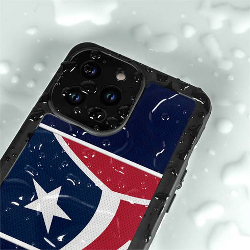 NFL Houston Texans Zone Block iPhone 14 Pro Max Waterproof Case