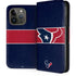 NFL Houston Texans Zone Block iPhone 15 Pro Folio Case