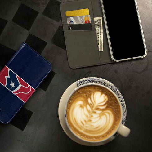 NFL Houston Texans Zone Block iPhone 15 Pro Folio Case