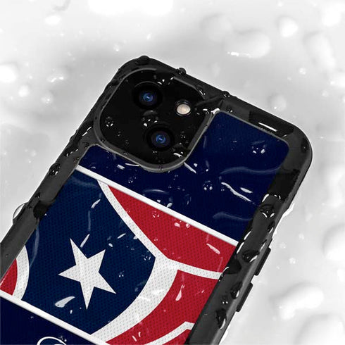 NFL Houston Texans Zone Block iPhone 15 Waterproof Case