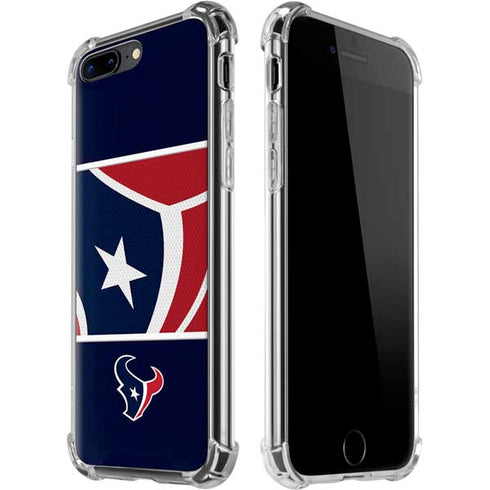 NFL Houston Texans Zone Block iPhone 7/8 Plus Clear Case