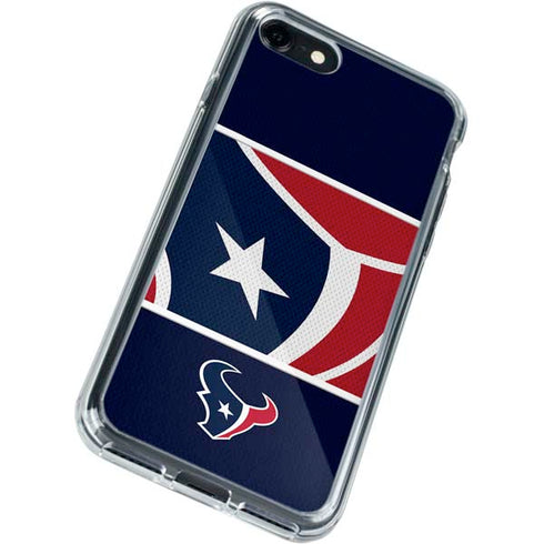 NFL Houston Texans Zone Block iPhone SE (2nd & 3rd Gen) Clear Case