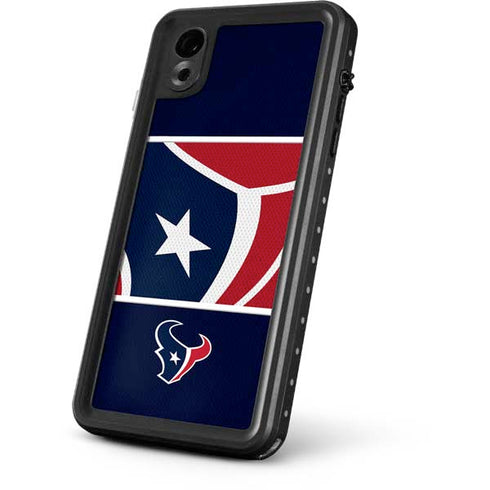 NFL Houston Texans Zone Block iPhone XR Waterproof Case