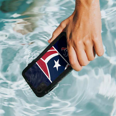NFL Houston Texans Zone Block iPhone XR Waterproof Case