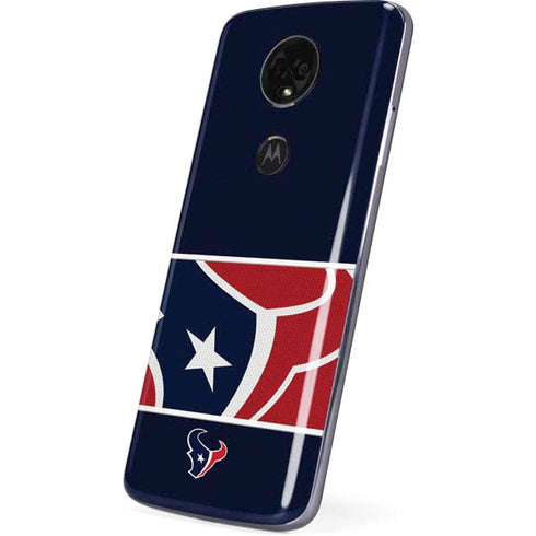 NFL Houston Texans Zone Block Moto E5 Plus Skin
