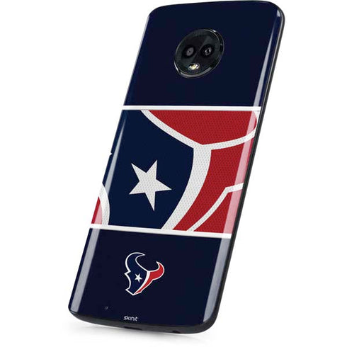 NFL Houston Texans Zone Block Moto G6 Skin