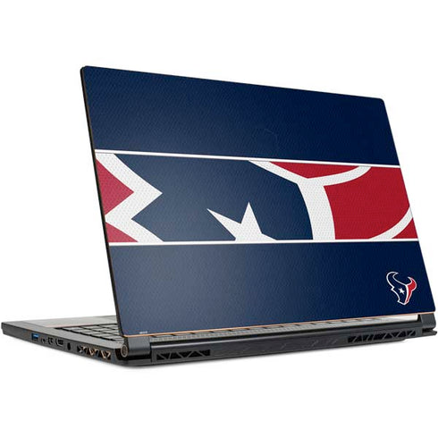 NFL Houston Texans Zone Block MSI GS65 Stealth Laptop Skin