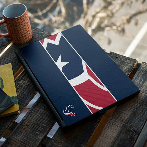 NFL Houston Texans Zone Block MSI GS65 Stealth Laptop Skin