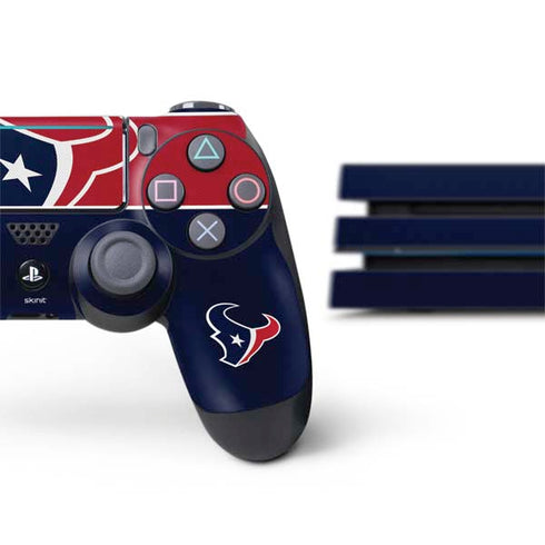 NFL Houston Texans Zone Block PS4 Pro Bundle Skin