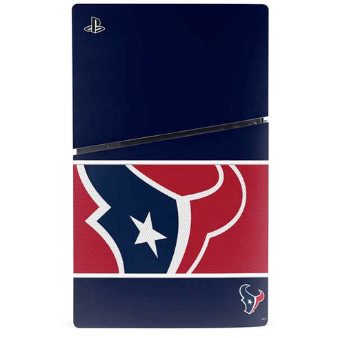 NFL Houston Texans Zone Block PS5 Slim Disk Bundle Skin