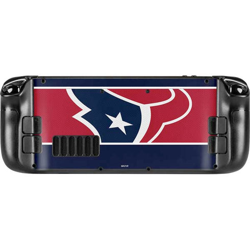 NFL Houston Texans Zone Block Steam Deck Handheld Gaming Computer Skin