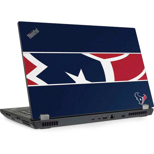 NFL Houston Texans Zone Block Lenovo ThinkPad Skin