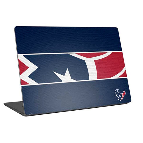 NFL Houston Texans Zone Block Universal Laptop 15in (12.2 x 8.8in) Skin