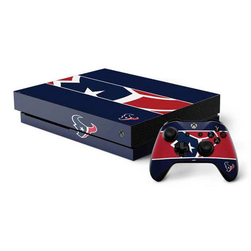 NFL Houston Texans Zone Block Xbox One X Bundle Skin