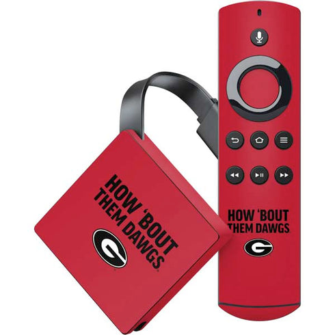 University of Georgia How Bout Them Dawgs Amazon Fire TV Skin