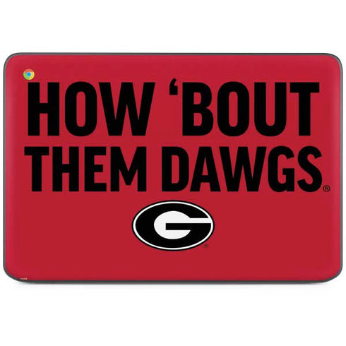University of Georgia How Bout Them Dawgs HP Chromebook Skin