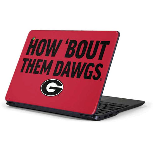 University of Georgia How Bout Them Dawgs Samsung Chromebook Skin