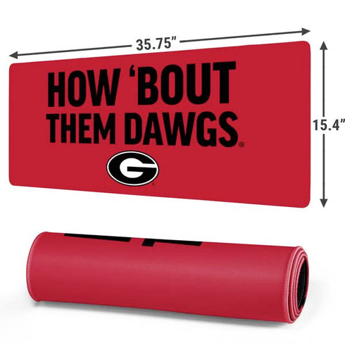 University of Georgia How Bout Them Dawgs Gaming Mouse Pad