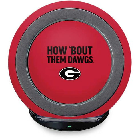University of Georgia How Bout Them Dawgs Fast Charge Wireless Charging Stand Skin